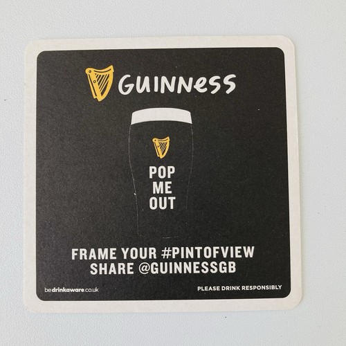 Guinness pop out beer - me,
