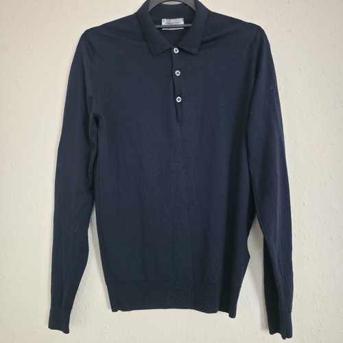 John smedley long sleeve polo - long,