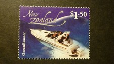 2002 New Zealand Stamp SG2535 $1.50 Ocean Runner Power Boat Fine Used