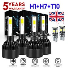 For VW Caddy Headlight Bulbs MK3 2004-2015 Low High White Side Led Light Hid Van
