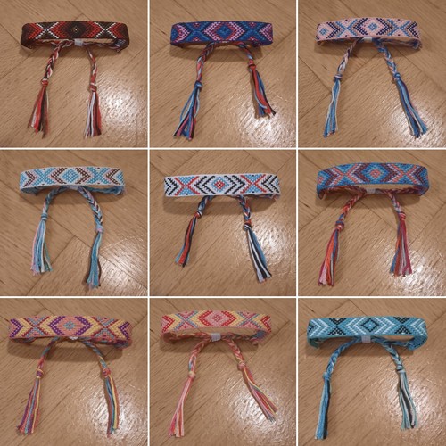 Friendship bracelets woven - friendship,