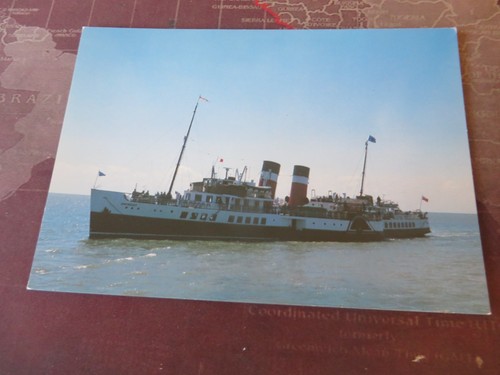 Postcard the paddle steamer - postcard,,