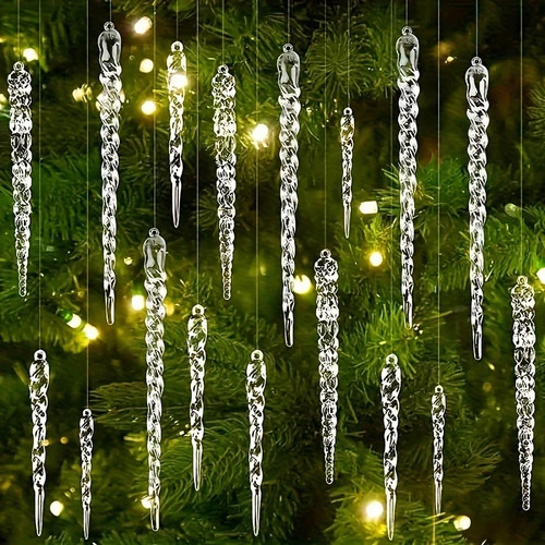 Pcs crystal clear christmas - 12,