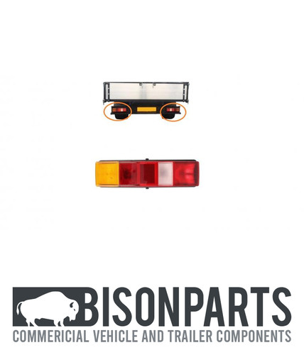 Rear tail lamp light - tail, lh