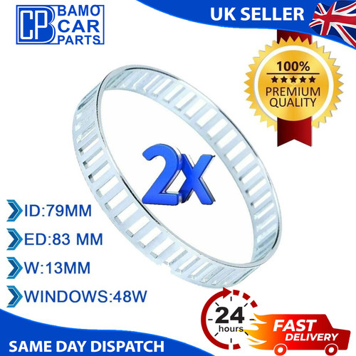 Rear abs reluctor ring for - 2x,