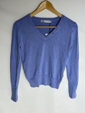 Zara Jumper Woven V neck |