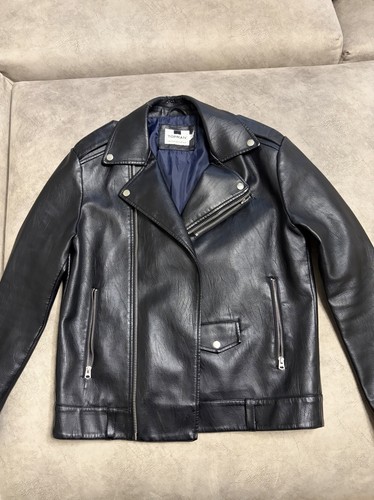 Topman faux leather - topman,