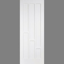 LPD Internal Coventry White Primed 6 Panel Solid Fire Rated FD30 Doors