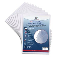 Acetate Sheets Clear Heavy