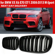 Glossy Black Kidney Front Grille Grill for BMW X5 X6 E70 E71 2008-2013 M-Sport
