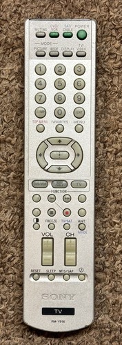 Sony remote control - remote, rm-y916