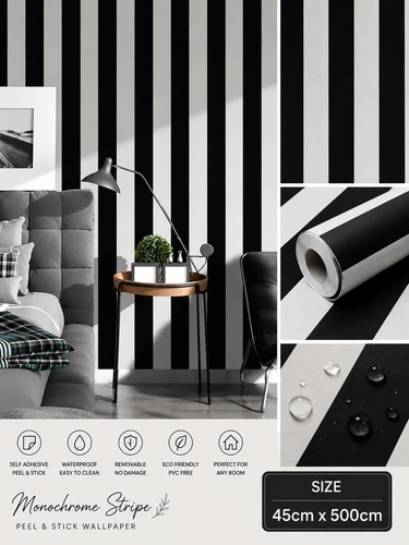 Black white stripe wallpaper - stripe,