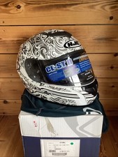 HJC CL-ST Sooni Full Face Motorcycle Motorbike Helmet XL Gloss White & Black