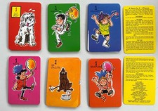 Vintage 19730-Perishers game cards+ rules VG+ 42 cards