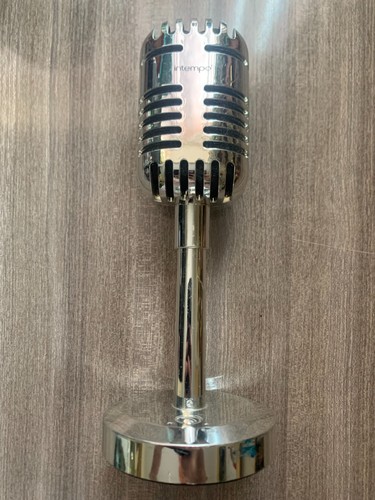 Intempo retro microphone - microphone, desk