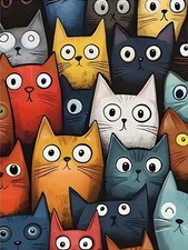 Cats eyes animal - cats,