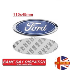 Ford Oval Badge Blue 115mm x