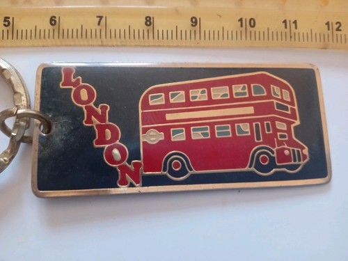Vintage old keyring metal - vintage,