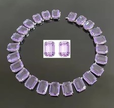 Tennis Necklace Earrings