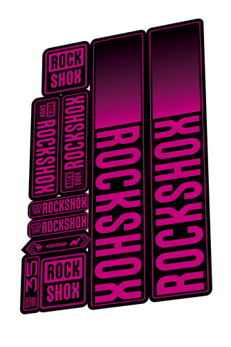 Rockshox fork decal - rockshox, kit