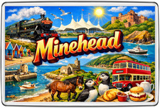Minehead Fridge Magnet Travel