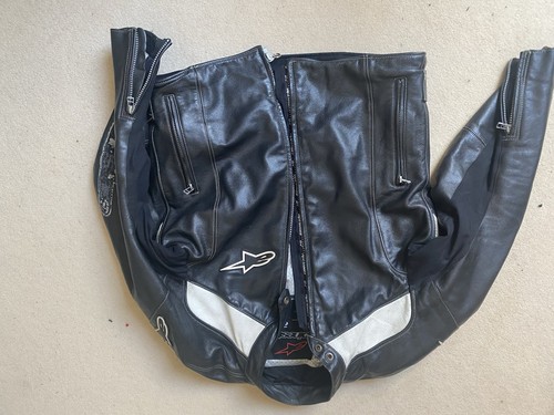 Alpinestars leather jacket - leather,