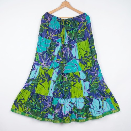 Indian ethnic wrap skirt - wrap, maxi