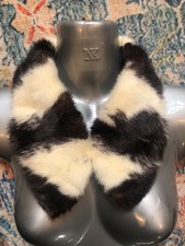 New made High Quality 100% real cross mink fur short scarf collar
