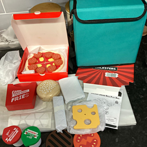 Wooden pretend play takeaway - pretend,