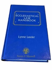 Ecclesiastical Law Handbook, Lynne Leeder, Sweet & Maxwell, 1997 - Like New