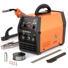 HITBOX 200A 3IN1 MIG WELDER 220V INVERTER DC GASLESS MMA TIG MIG WELDING MACHINE