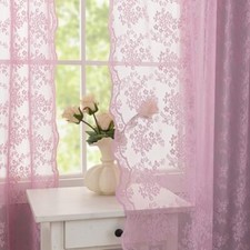 Light Lanvender Curtains for Bedroom Girls 63 Inch Length 2 52"x 63" Lalic