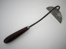 Vintage Swan Neck Garden Hand Hoe - Wide Fish Tail Onion Hoe - Spear & Jackson