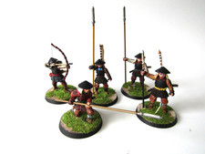 A1 SAMURAI  - WELL PAINTED METAL MODELS X 5 40MM