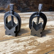 2 Machinist BROWN & SHARPE NO.749 V Blocks & Clamps 