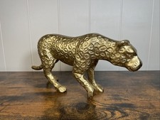 Gold Finish Brass Cheetah