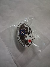 Koi Show Pin Badge All England 2025 Tancho Sanke White
