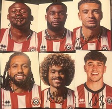 6 Signed 6x4 Photos Sheffield