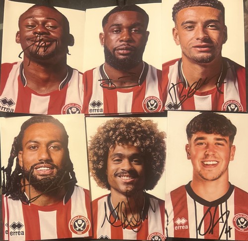 Signed 6x4 photos sheffield - signed,