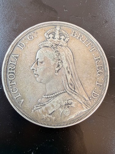 Queen victoria silver crown - silver,