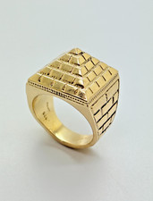 9ct Yellow Solid Gold Pyramid