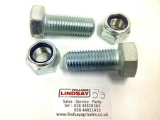 Teagle Grass Topper 2 x  Blade Holder Bolt And Nuts