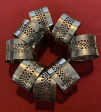 Set Of 8 Vintage Silver Plated