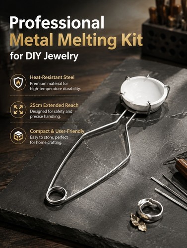 Crucible set smelting pot - smelting, kit