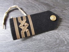 Merchant Navy Captain Master Certified Shoulder Board Epaulette