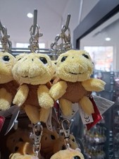 Lil Peepers Yellow Headed Turtle Plush Keyring. 7cm