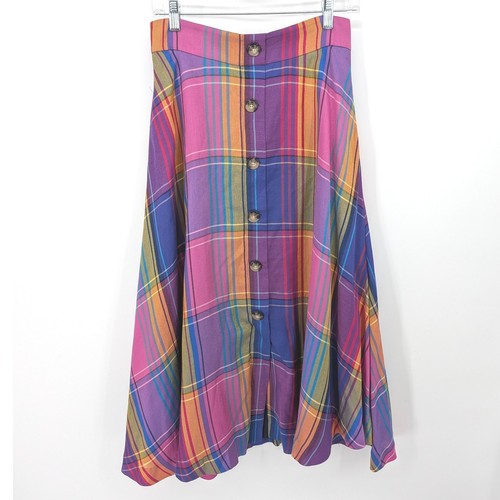 Ann taylor plaid button - taylor,