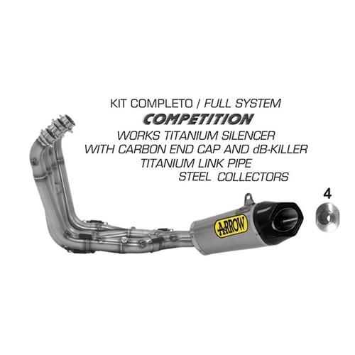 Full exhaust arrow competition - exhaust,
