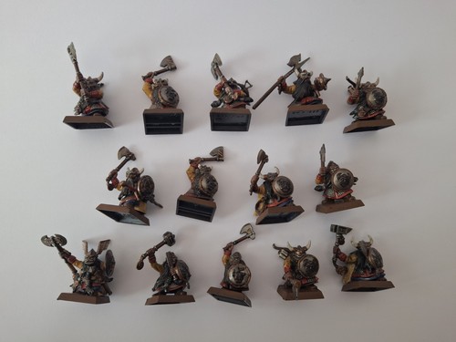 14x warhammer dwarf - warhammer, miniatures