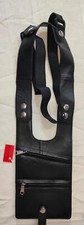 Leather money holster shoulder - leather,
